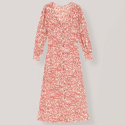 Similar: Printed Maxi Crepe Dress from Ganni