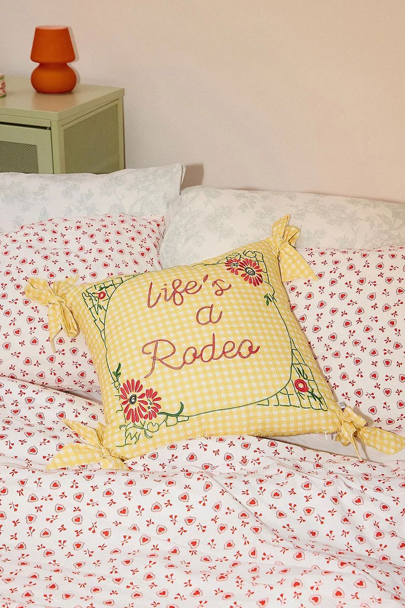 Life's A Rodeo Cushion from Urban Outfitters