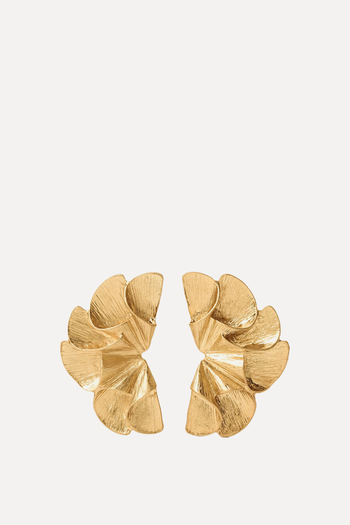 Golden Maxiflor Earrings  from Parfois