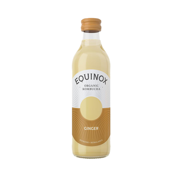 Organic Ginger Kombucha from Equinox 