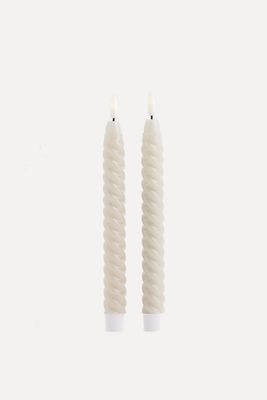 2-Pack LED Swirl Candles from H&M