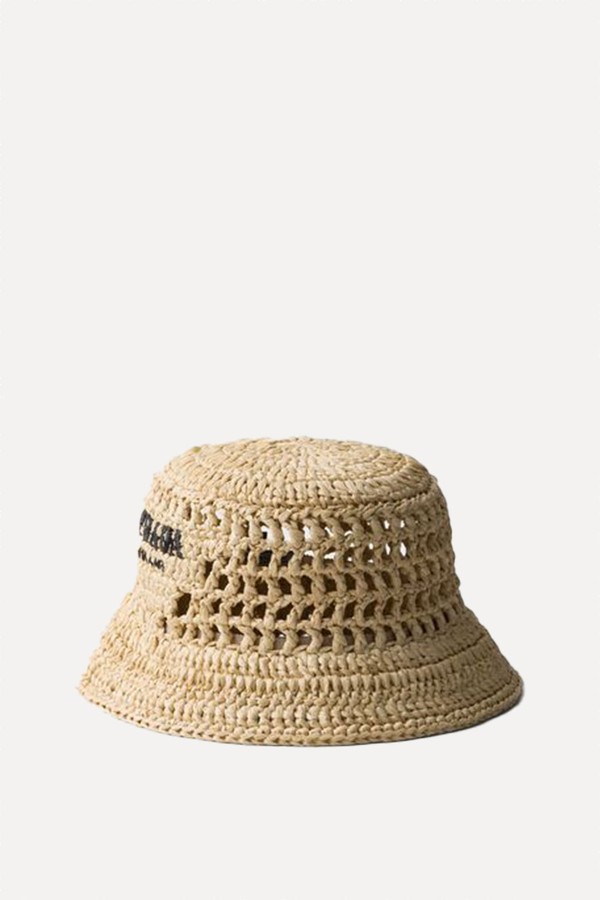 Raffia Bucket Hat from Prada