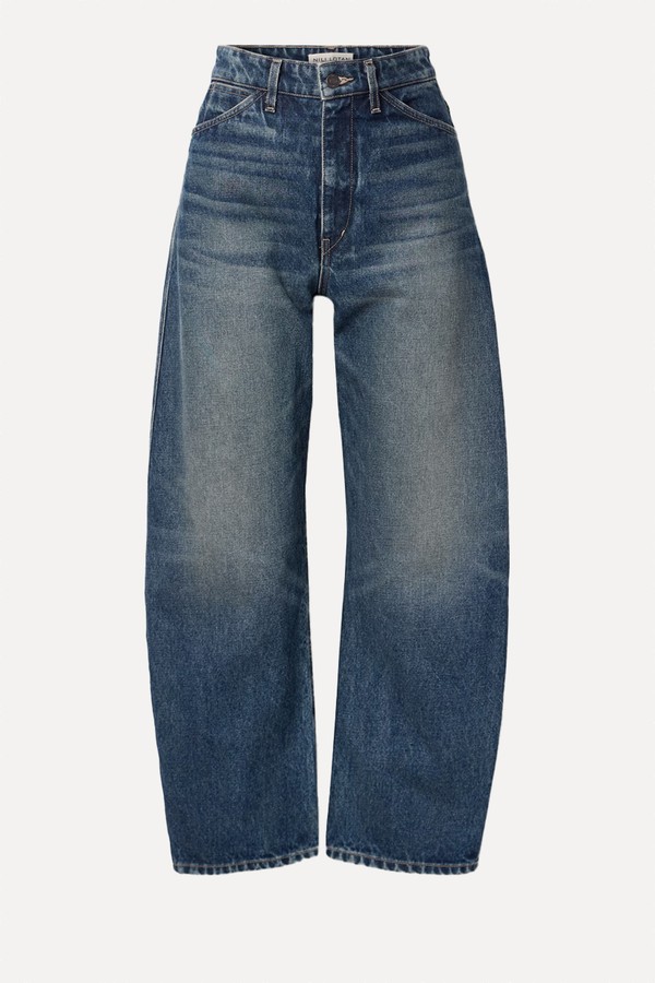 Otis Mid-Rise Barrel-Leg Jeans from NILI LOTAN