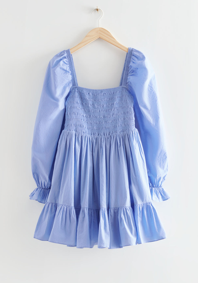 Smocked Mini Dress