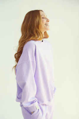 Lavender Oversized Sweatshirt from Conscious Citizen