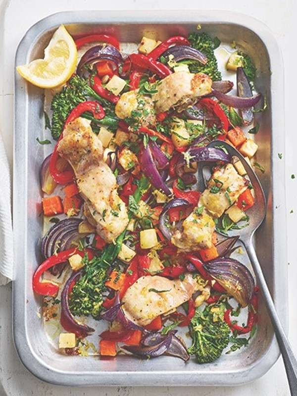 Chicken & Vegetable Tray Bake