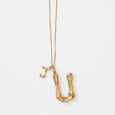Alphabet Chain With Gold Finish from Céline