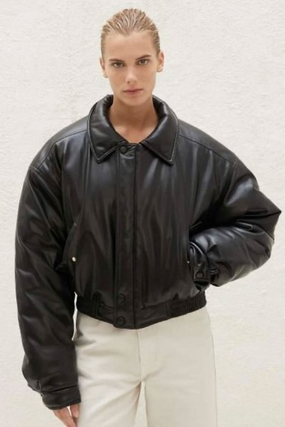 Leather Bomber Jacket from Inmyelementclothing