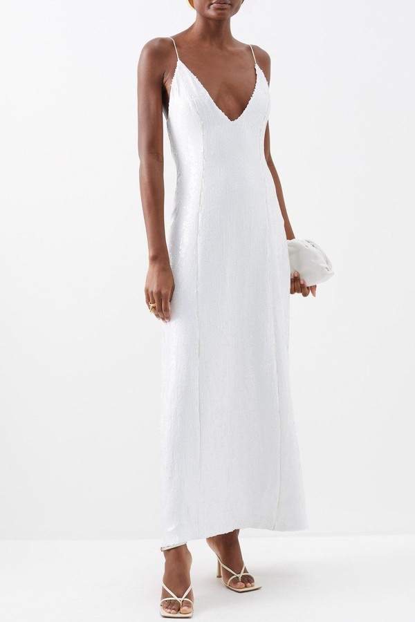 Carina Sequinned Maxi Dress from Khaite