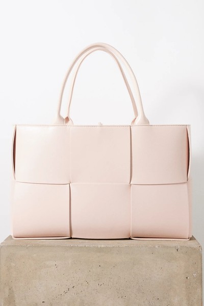 Arco Small Intrecciato-Leather Tote Bag from Bottega Veneta