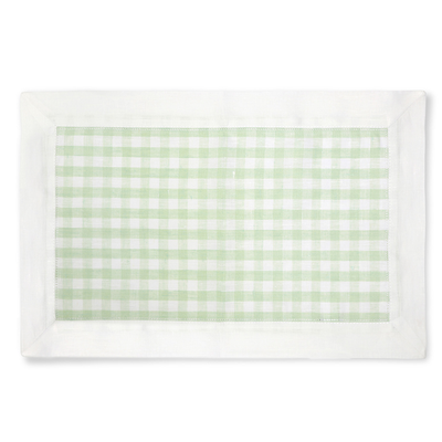 Gingham Linen Placemat from Rebecca Udall