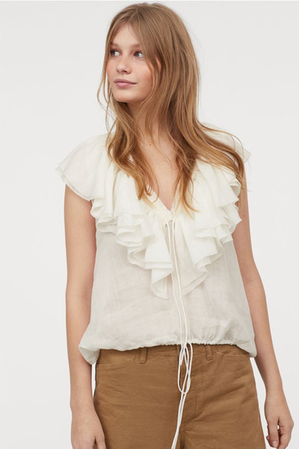 Airy Flounced Top
