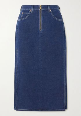Denim Midi Skirt from Gucci