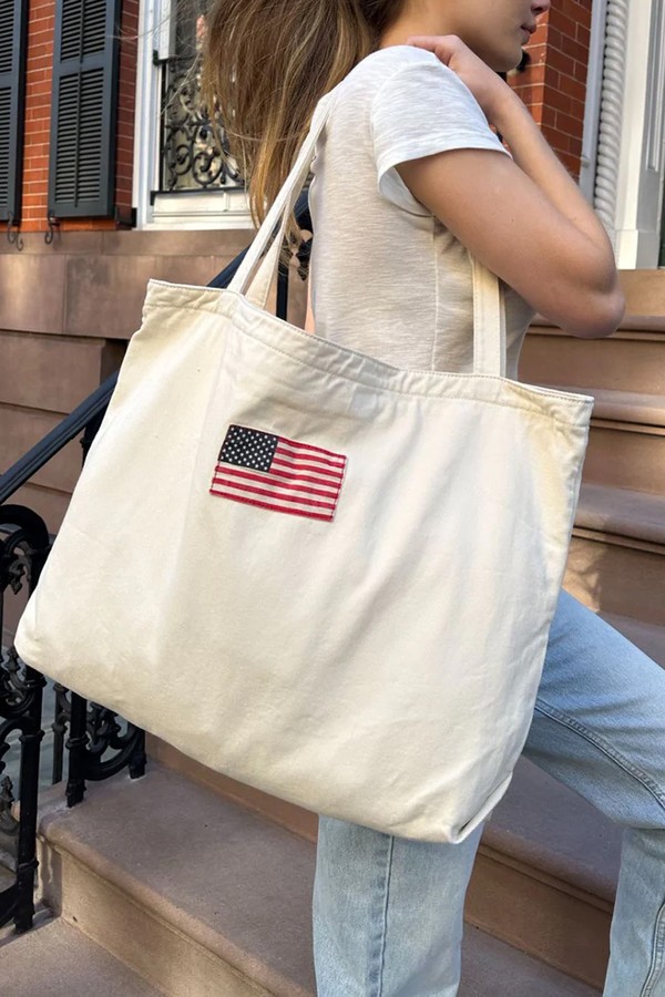 American Flag Tote Bag from Brandy Melville