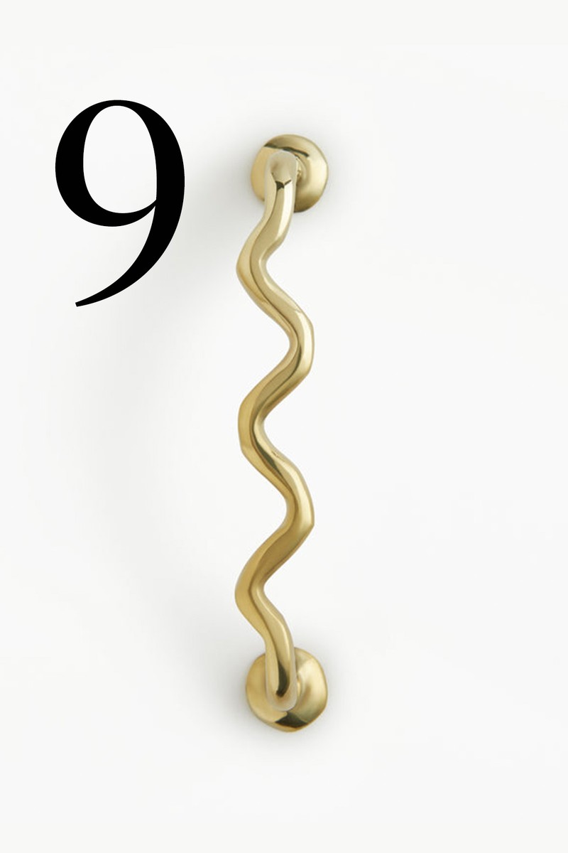 Brass Wiggle Handle from Bias Editions