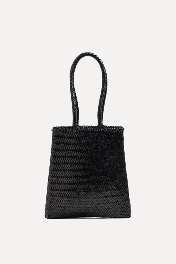Flat Leather Basket  from Liffner