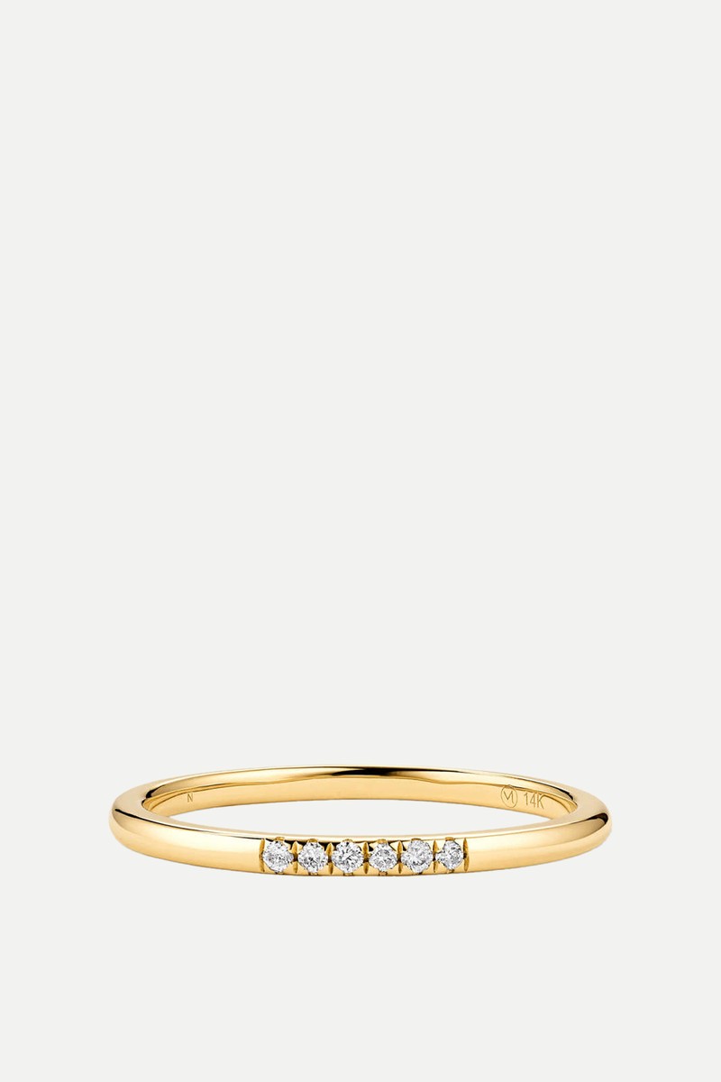 Diamonds Line Ring