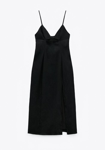 Black Cut Out Dress from Zara