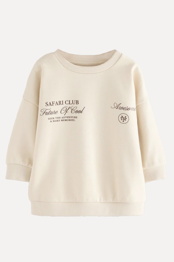 Crew Neck Jersey Sweatshirt from Next 
