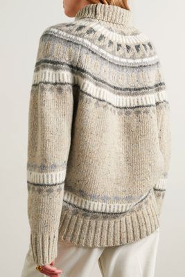 Fair Isle Wool-Blend Turtleneck Sweater, £210 | Alex Mill