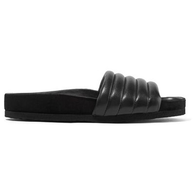 Hellea Quilted Leather Slides from Isabel Marant