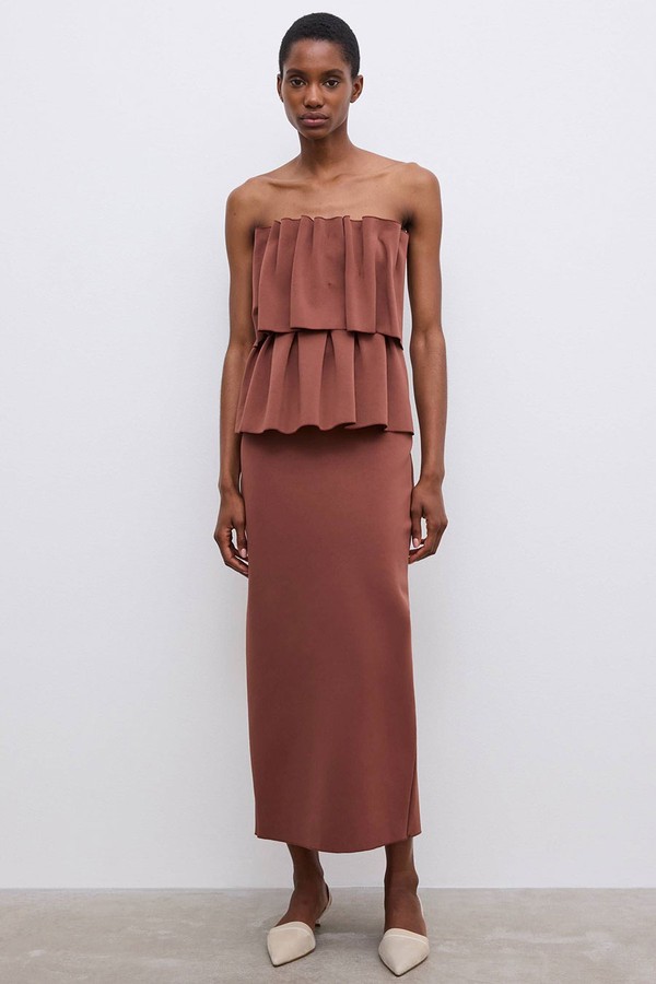 Sculpted Midi Dress