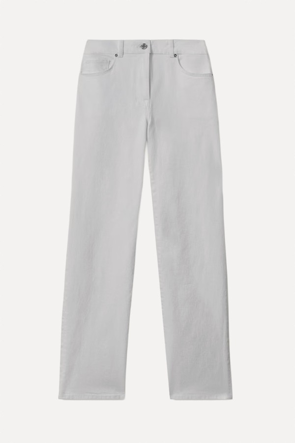 Selin Mid-Rise Straight-Leg Jeans
