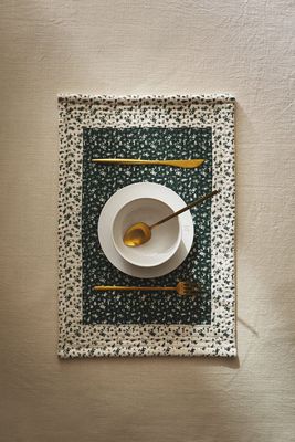 Printed Quilted Placemat  from Zara
