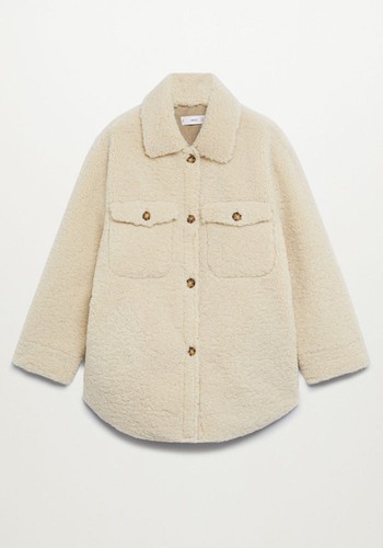 Faux Shearling Jacket from Mango