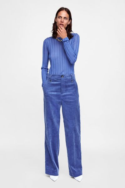 Corduroy Trousers from Zara