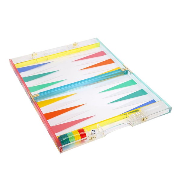 Lucite Backgammon from Sunny Life
