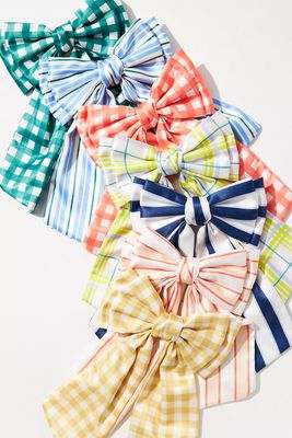 Patterned Hair Bow from Anthropologie
