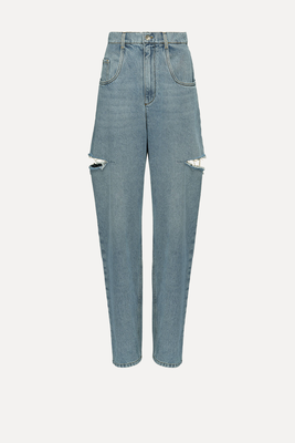 Denim Jeans With Slash Details from Maison Margiela