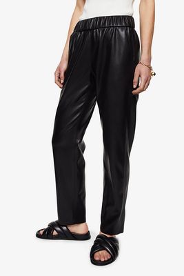 Colton Faux Leather Tapered Pants from Anine Bing 