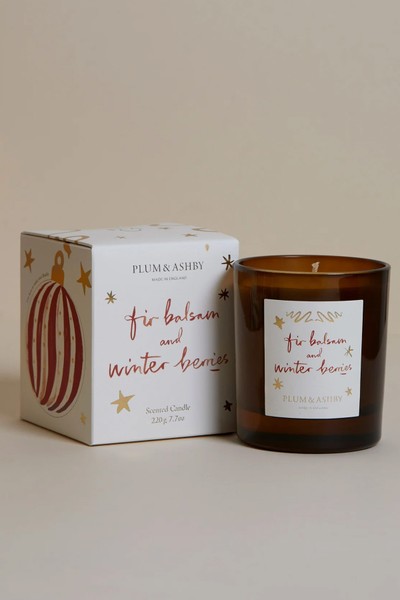 Fir Balsam & Winter Berries Candle from Plum & Ashby