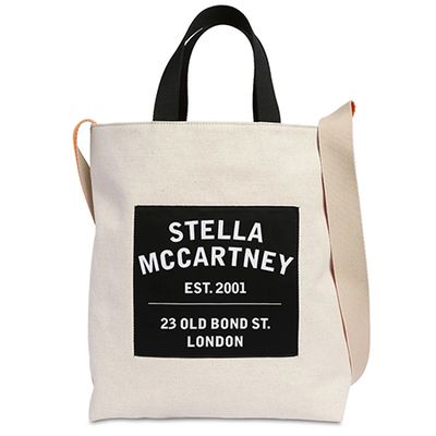 Logo Cotton Canvas Tote Bag from Stella McCartney