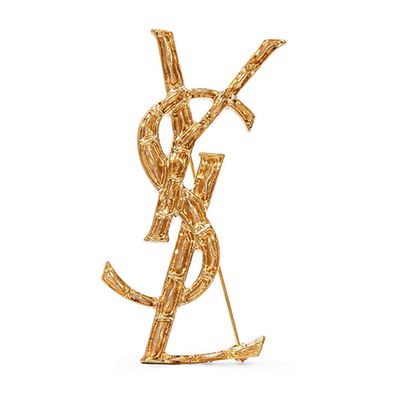 Gold-Tone Brooch from Saint Laurent