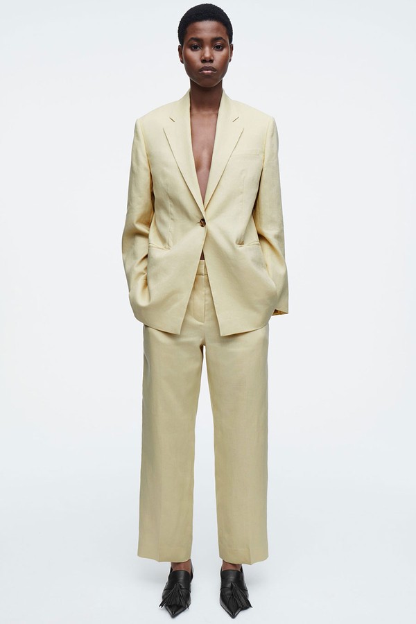 Longline Linen Blazer from COS