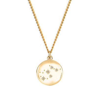 Zodiac Constellation Necklace – Diamonds & 9ct gold, £280