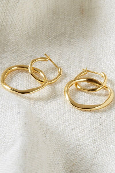 Charlotte Hoop Earrings from Maya Magal At Anthropologie