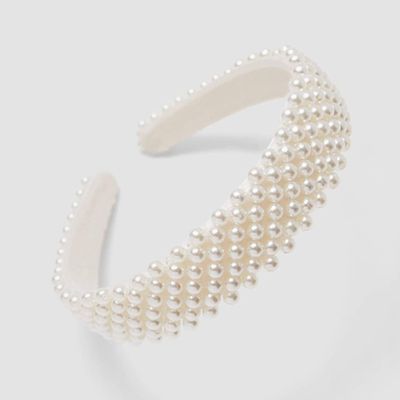 Pearl Bead Headband from Stradivarius