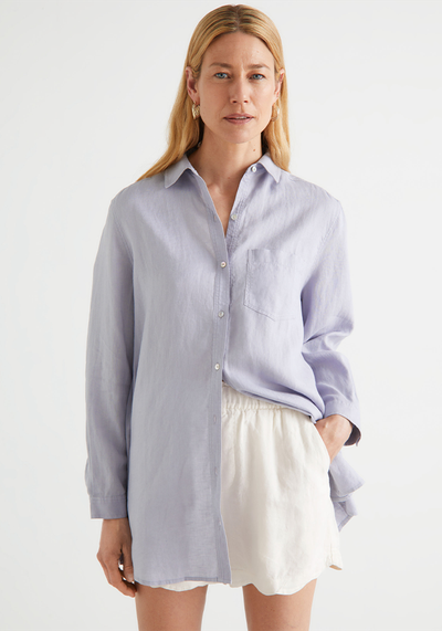 Oversized Linen Shirt