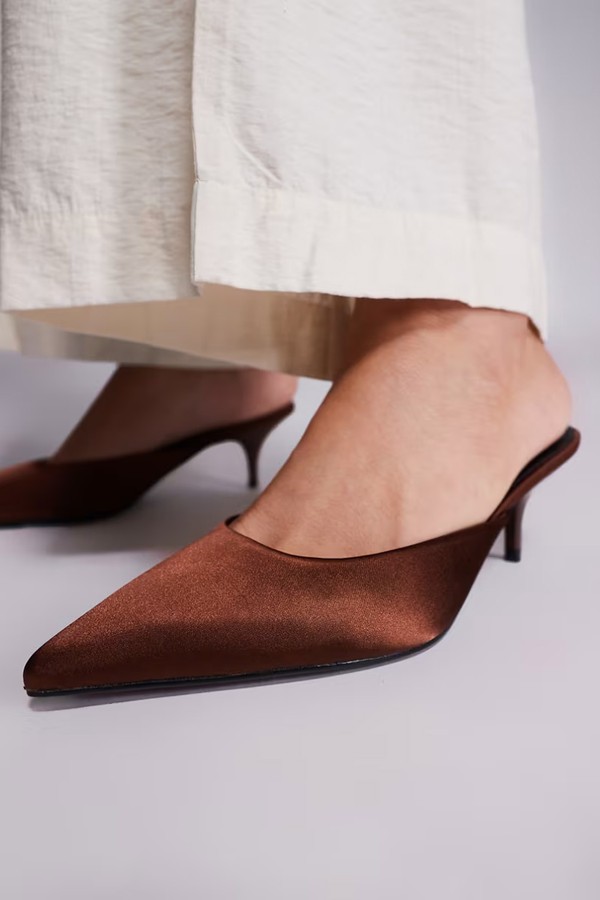 Carson Kitten Heel Mules from Simmi London