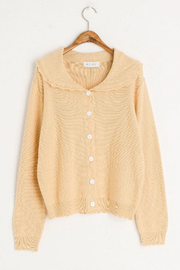 Crochet Collar Cardigan