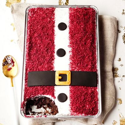 Santa Chocolate Tray Bake from Waitrose