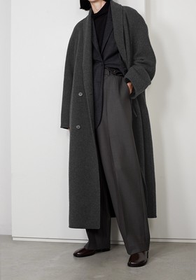 Fleur Brushed Wool & Cashmere Blend Coat from The Row