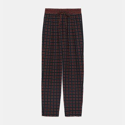 Geometric Print Trousers from Zara