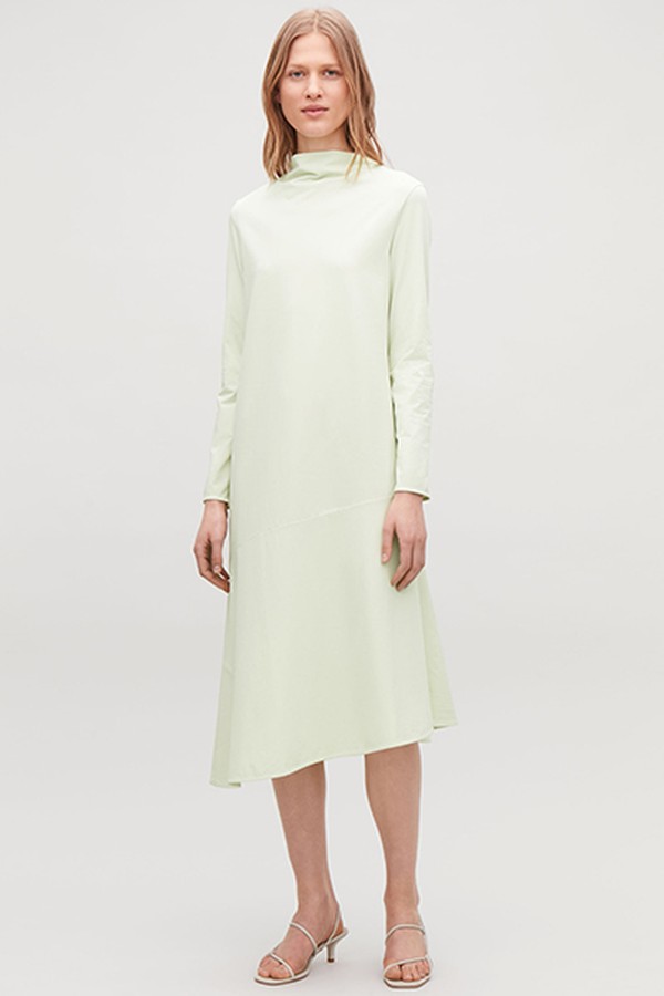 Long Draped Hem Dress from Cos