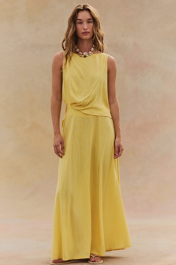 Moonlit Mirage Midi Dress
