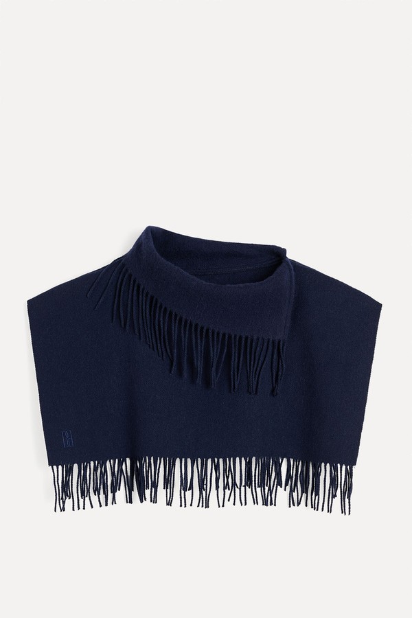 Turtla Wool Fringe Bib from By Malene Birger